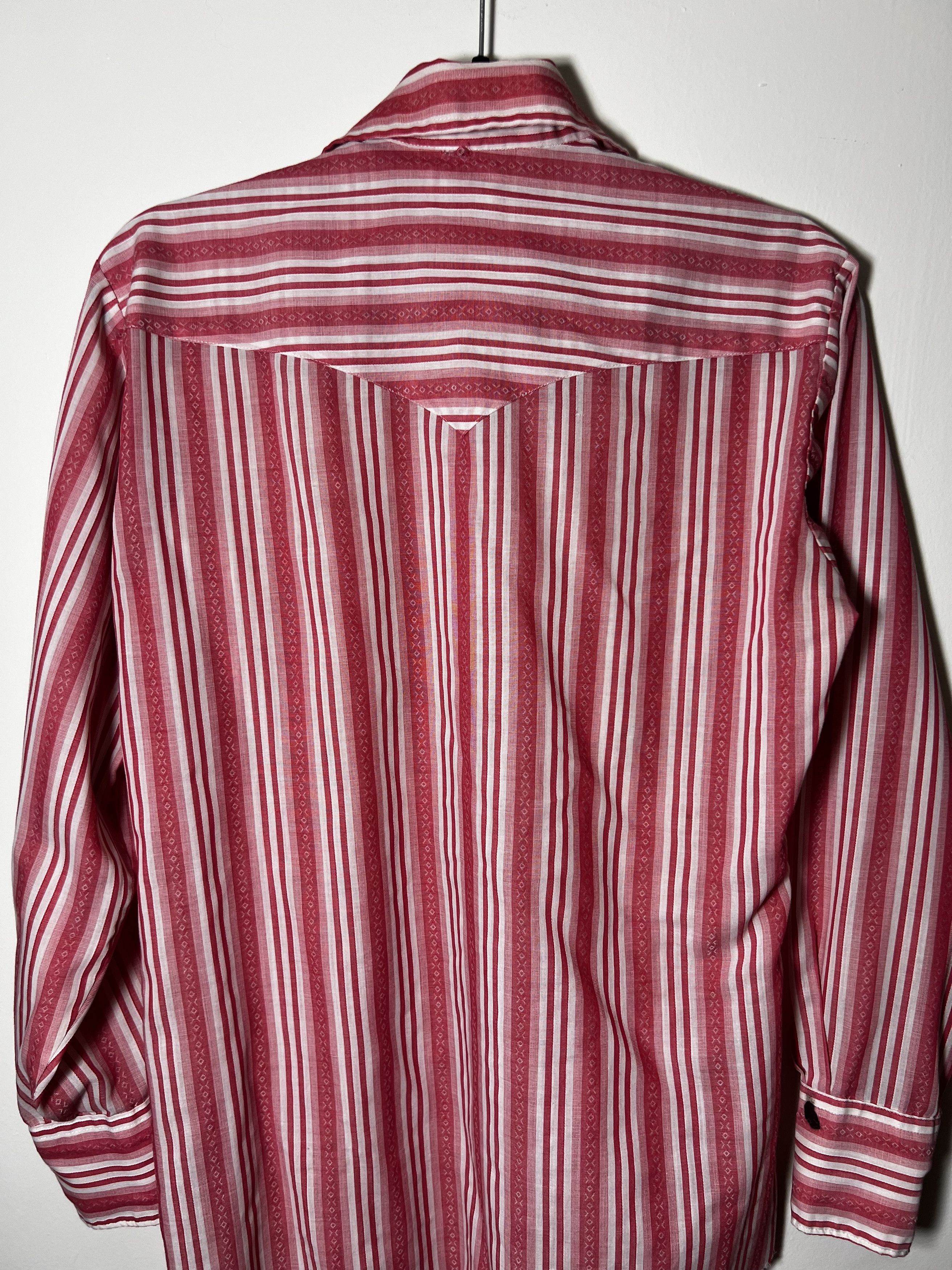 Vintage Vintage 1970's H Bar C California Ranchwear Red Button Up Size US S / EU 44-46 / 1 - 7 Thumbnail