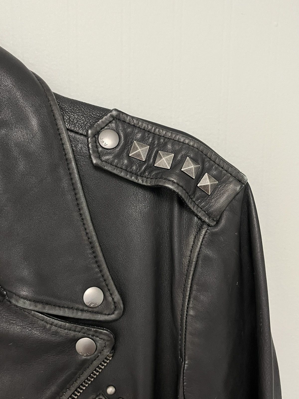 John Varvatos Misfits studded leather biker jacket size medium Size US M / EU 48-50 / 2 - 15 Thumbnail