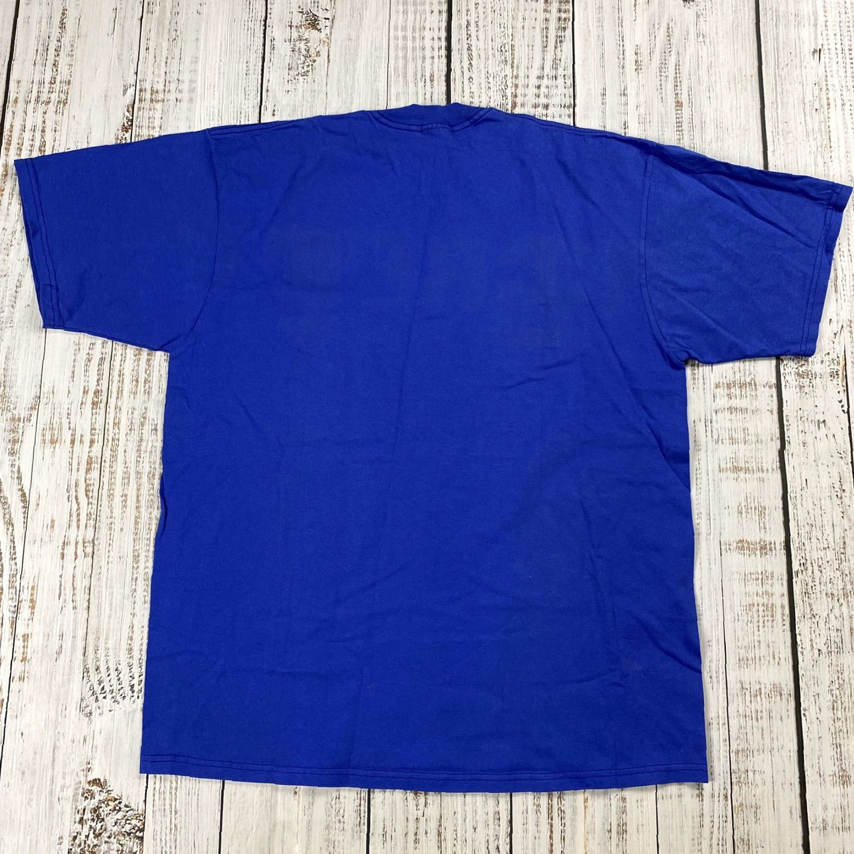 Jerzees VINTAGE 1990s GM Motorsport T-Shirt Men XL Blue RACING GRAPHIC NASCAR Crew Tee Size US XL / EU 56 / 4 - 4 Thumbnail