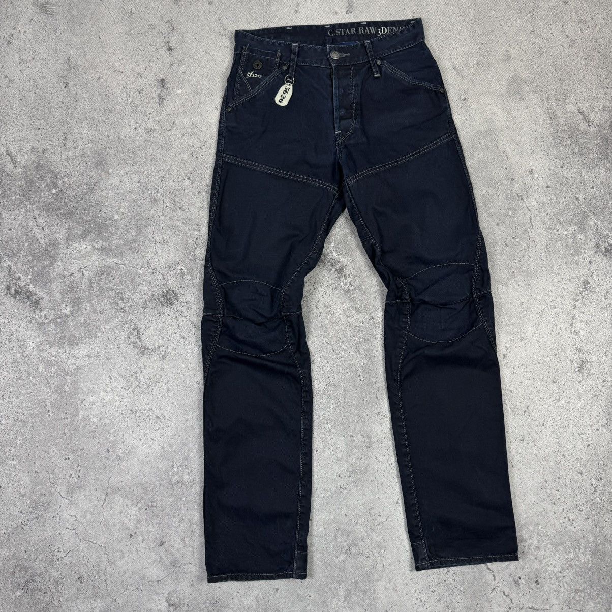 G-Star Crazy G Star RAW 5620 Double Knee Tapered Denim Jeans Size US 28 / EU 44 - 3 Thumbnail