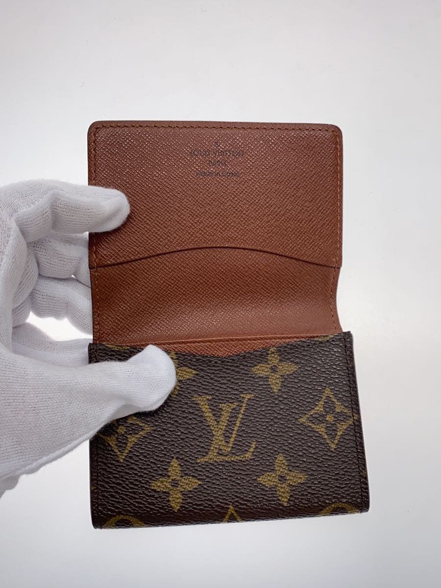 Louis Vuitton Louis Vuitton Monogram Canvas Envelope Carte de Visite Brown Size ONE SIZE - 4 Thumbnail