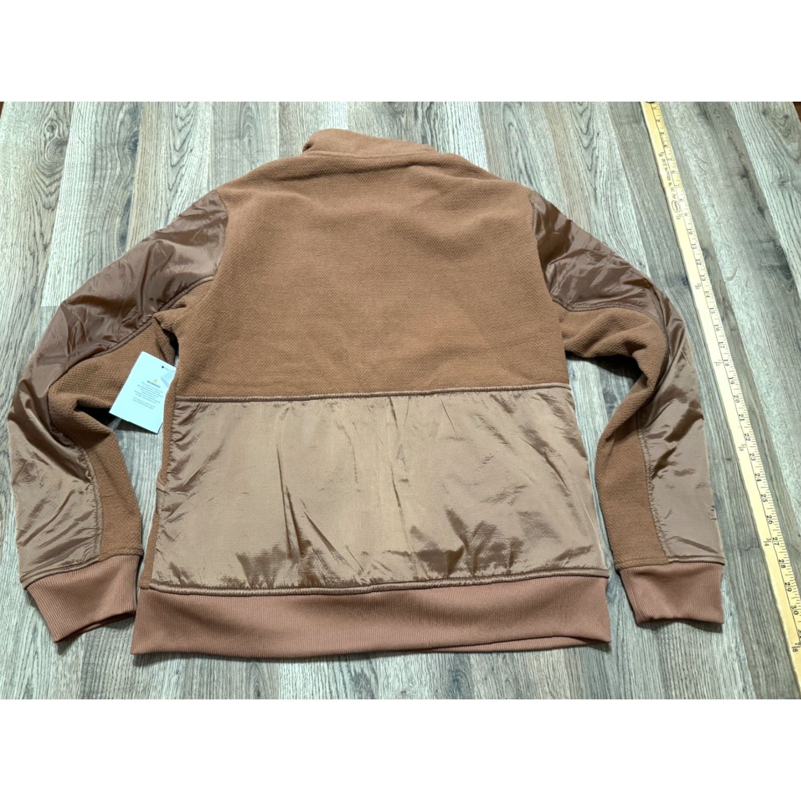 Vintage Mono B Sweater, Women's Size Large, Zip Up, Fleece, Brown, New with tags, Regular, Full Zip, Casual, Fall Winter Spring Summer, Women, Sweater Size L / US 10 / IT 46 - 2 Thumbnail