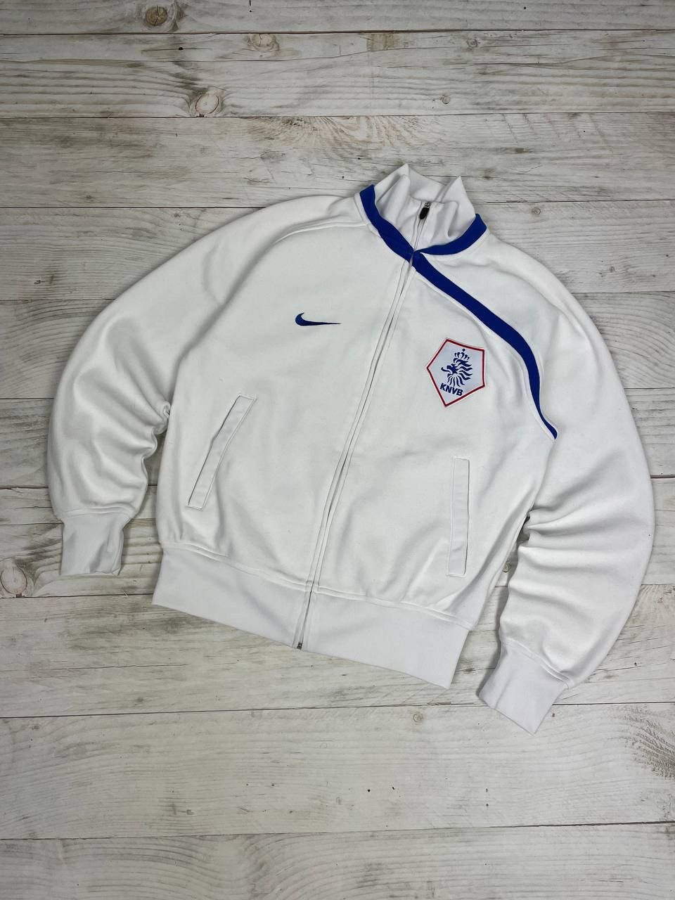 Nike Nike Netherlands 2008 2009 Training Football Track Jacket Size US M / EU 48-50 / 2 - 1 Thumbnail