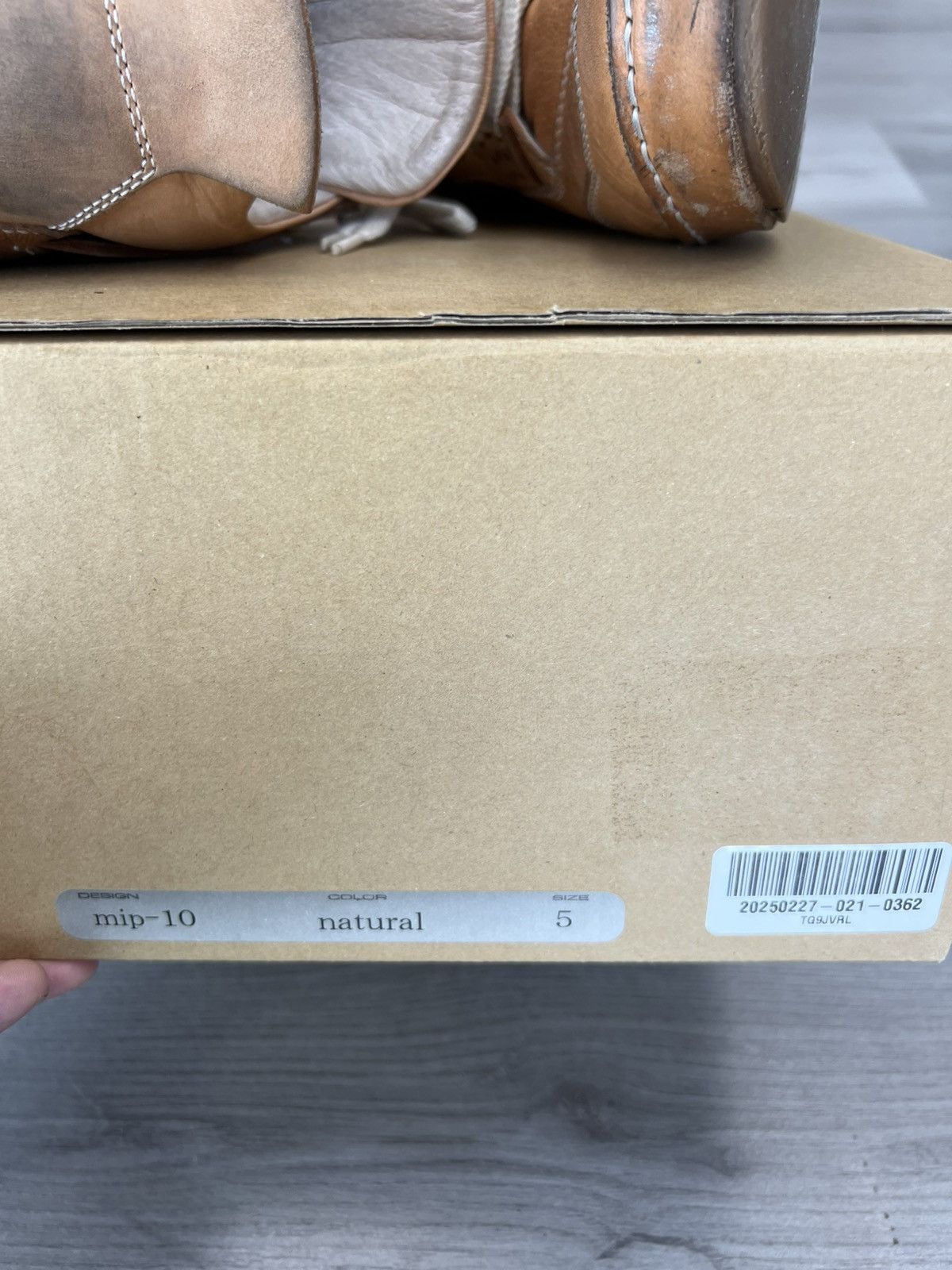 Hender Scheme Hender Scheme MIP-10 Jordan 4 Natural Size US 9.5 / EU 42-43 - 8 Thumbnail
