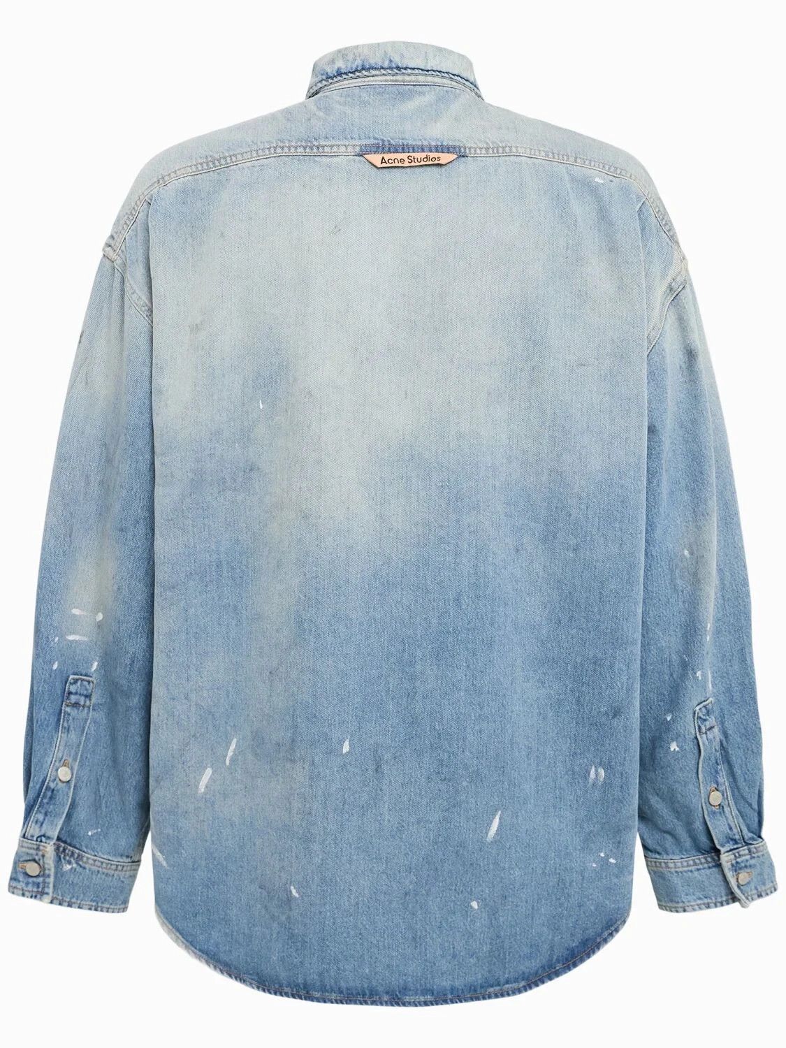 Acne Studios ACNE STUDIOS Setar $730 Blue Shirt New & Authentic Size US M / EU 48-50 / 2 - 2 Thumbnail