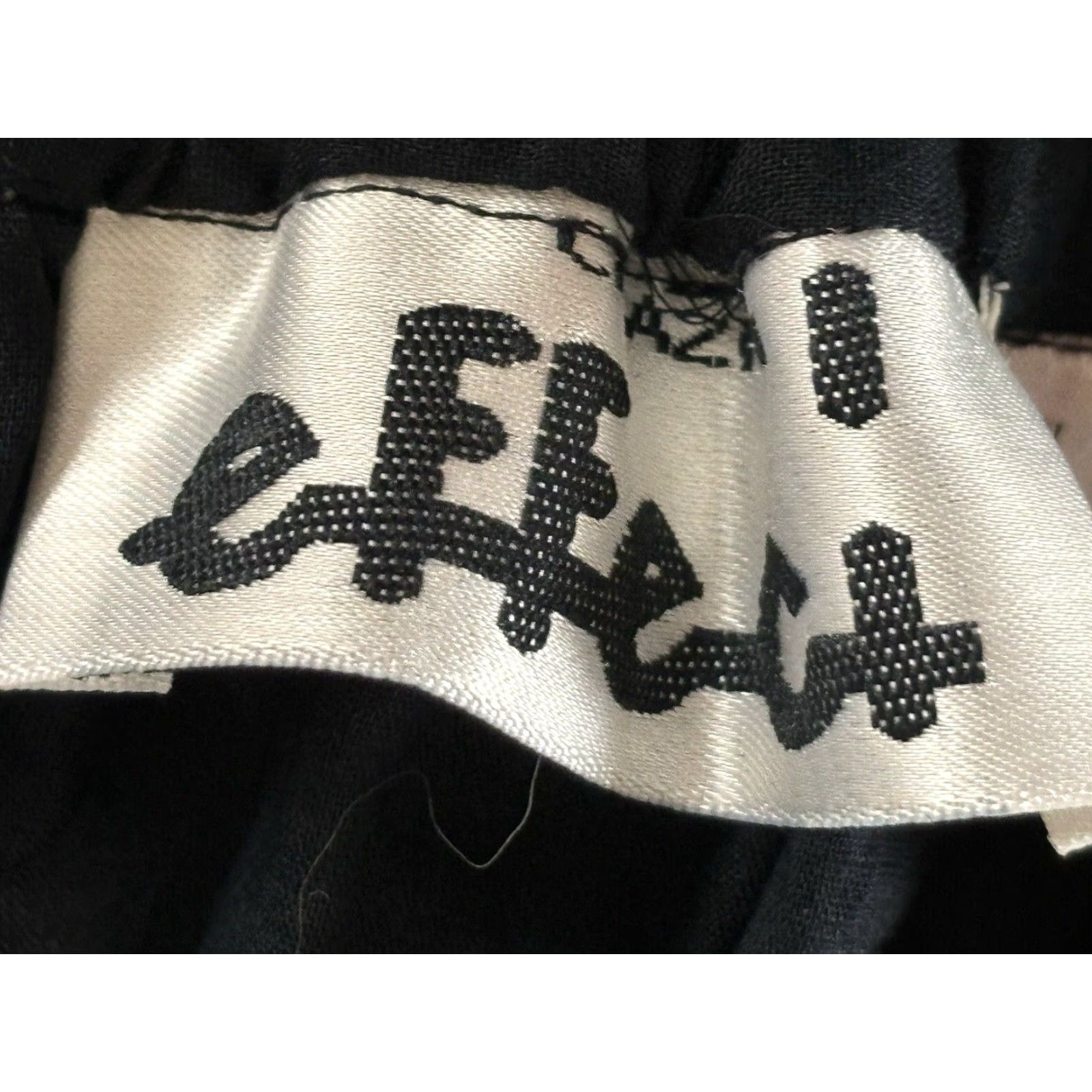 Vintage VINTAGE Effeci Maxi Skirt Medium Black Crochet Detail Witchy 90s Y2K Womens Size 32" / US 10 / IT 46 - 6 Thumbnail