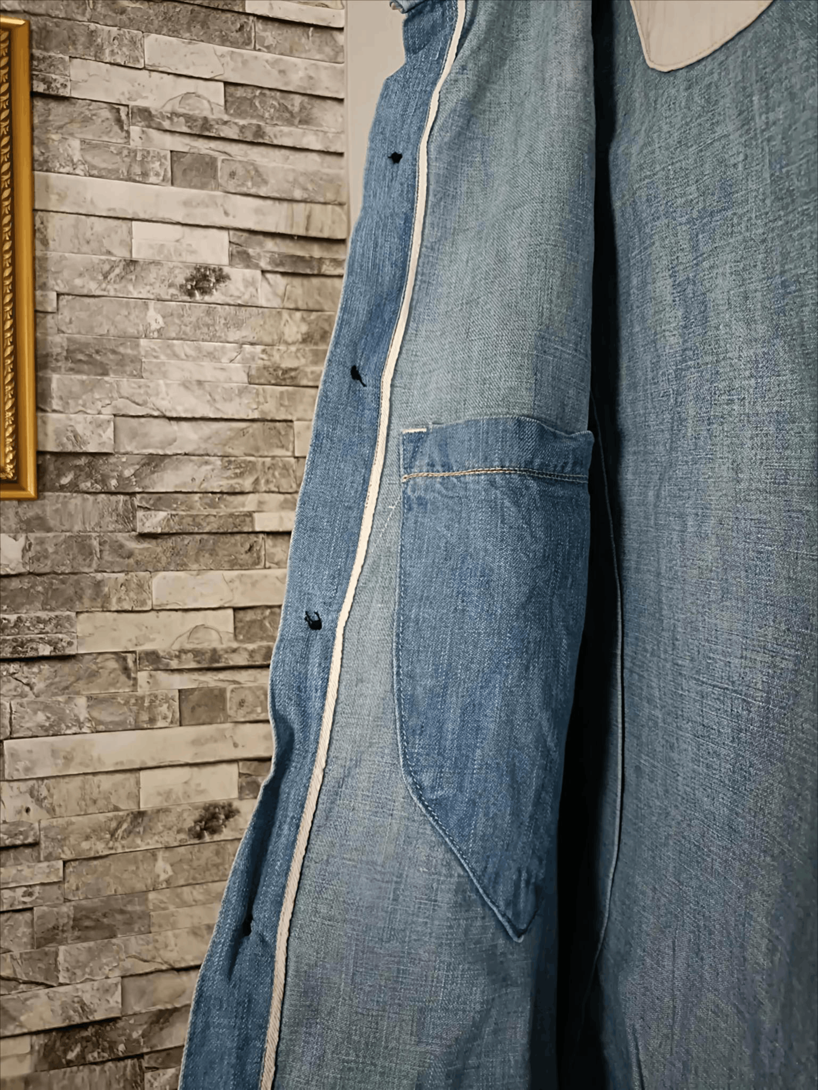 Johnbull × Self Edge × Vintage Vintage john bull selvedge assymetric chambray button shirt Size US M / EU 48-50 / 2 - 5 Thumbnail