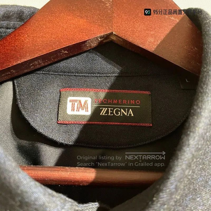 Ermenegildo Zegna Zegna Men's Lapel Long. Size US L / EU 52-54 / 3 - 4 Thumbnail