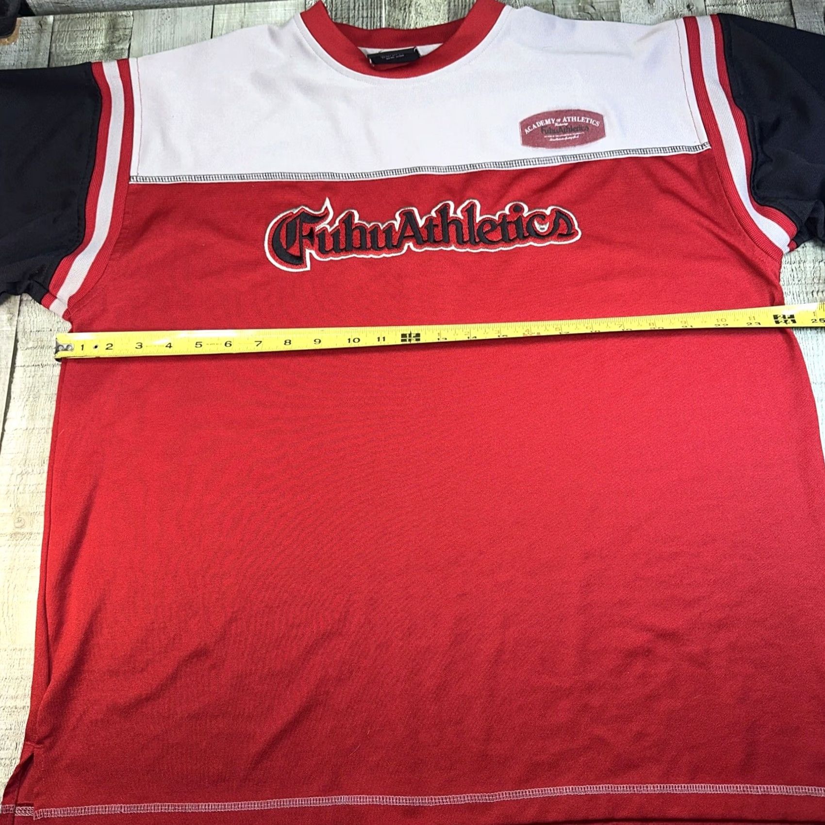 Fubu VINTAGE FUBU Athletic T-Shirt Men Red Large 90s Y2K TLARA Mens Size US L / EU 52-54 / 3 - 4 Thumbnail