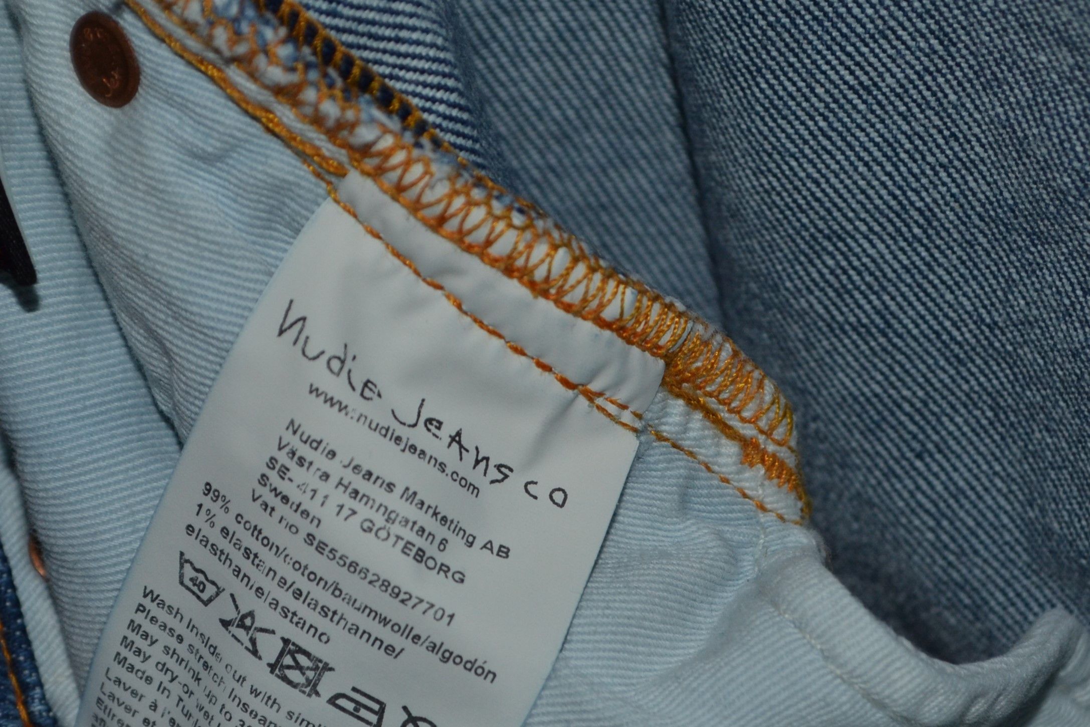 Nudie Jeans Nudie Jeans Co. Lean Dean (Indigo Exile) 29 34 Denim Size US 29 - 14 Thumbnail