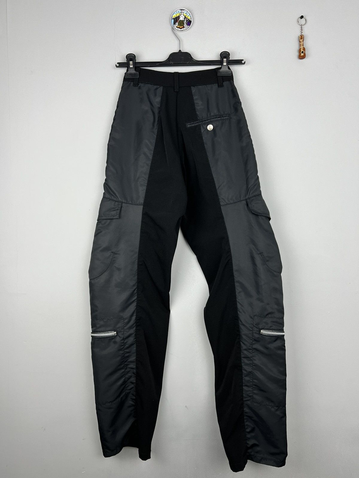 Designer × Marithe + Francois Girbaud × Vintage Rare Marithe François Girbaud Cargo Nylon Pants Vintage Size 26" / US 2 / IT 38 - 2 Thumbnail