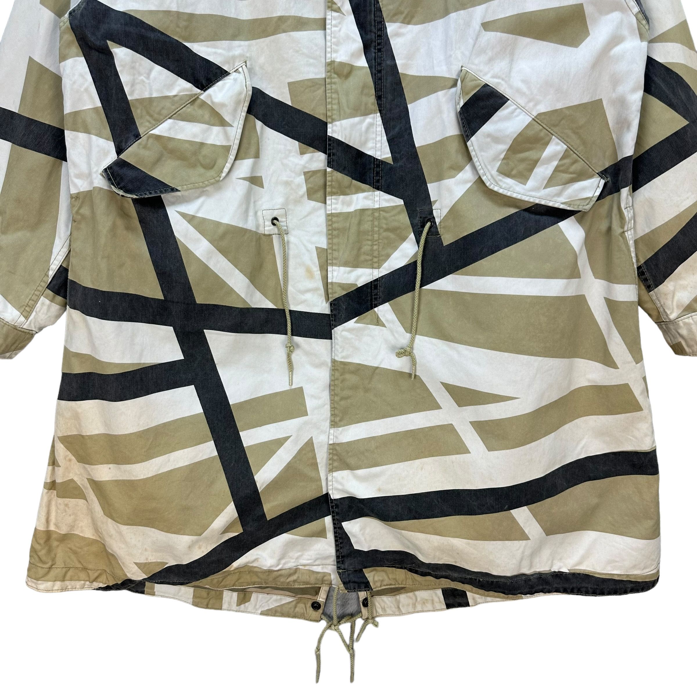 Hysteric Glamour HYSTERIC GLAMOUR Heavy Abstract Design Parka #A41-0940 Size US XL / EU 56 / 4 - 4 Thumbnail