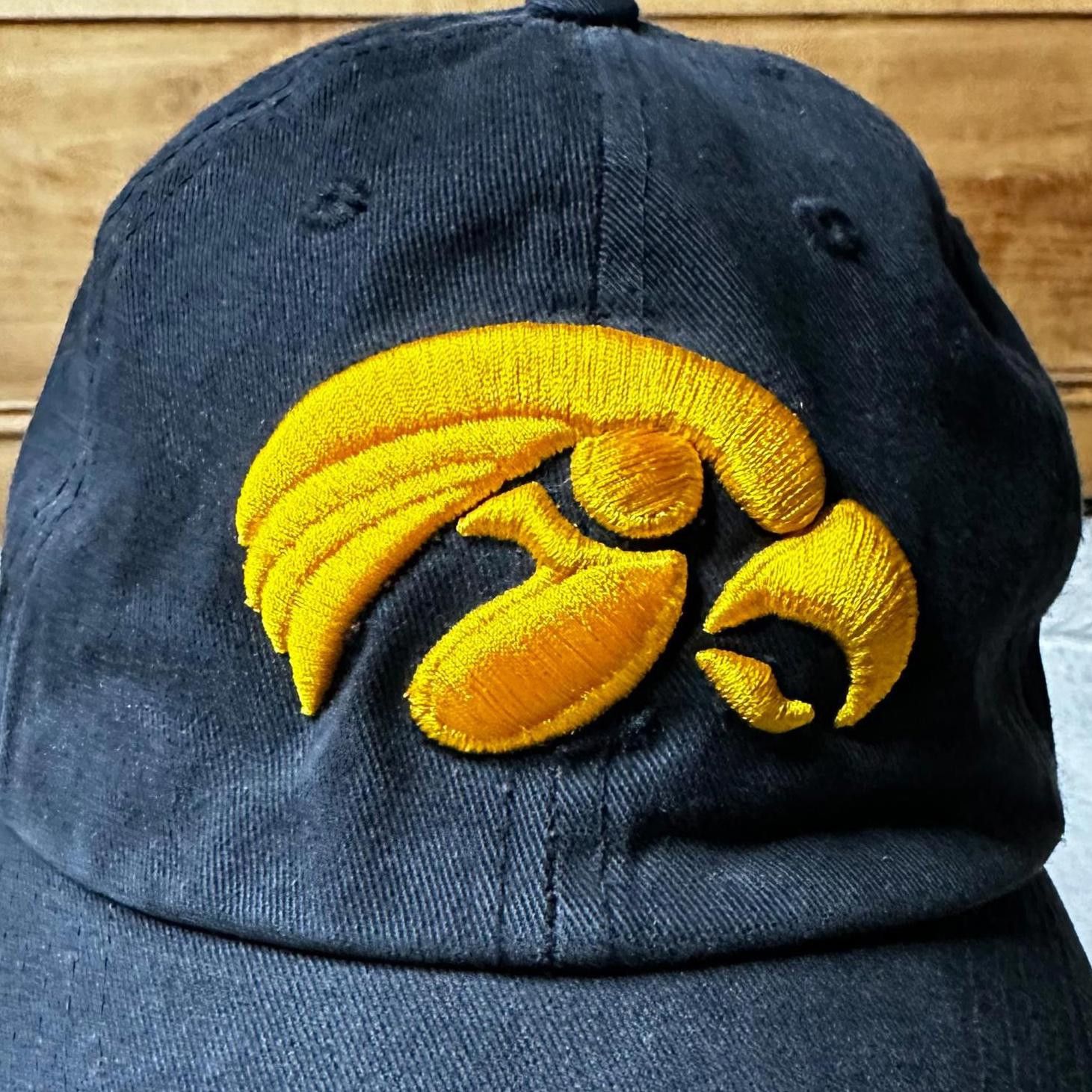 Top Of The World Iowa Hawkeyes Unisex Black Adjustable Baseball Cap OS Size ONE SIZE - 3 Thumbnail