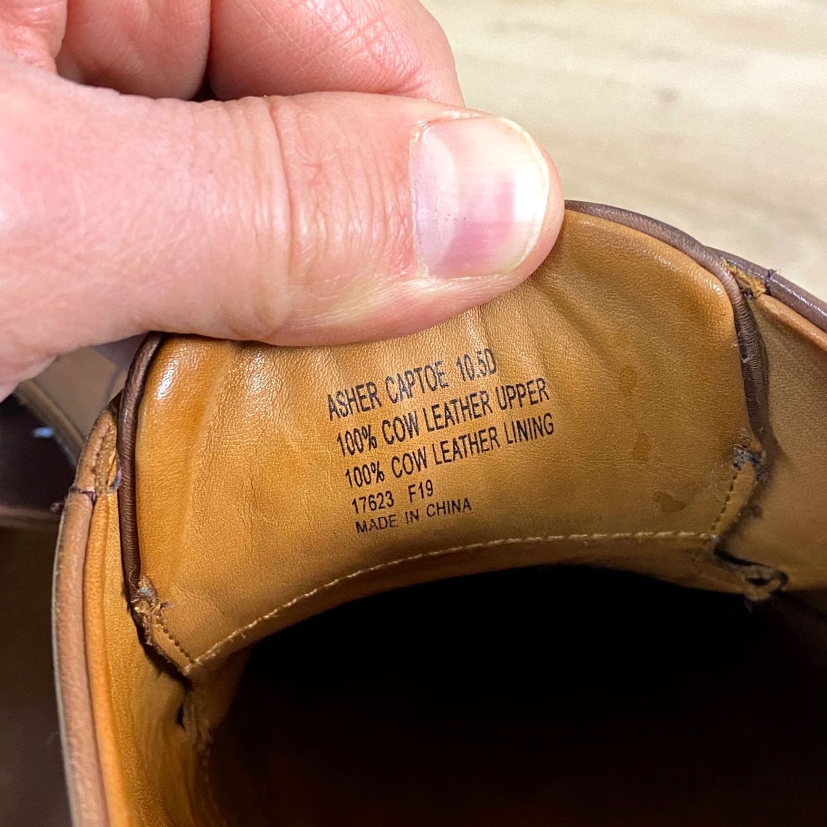 Polo Ralph Lauren Polo Ralph Lauren Asher Captoe Oxfords Leather Shoes Brown US 10.5 D Mens Dress Oxford Style Leather Upper Lining Rubber Outsole Preppy Classic Shoes Size US M / EU 48-50 / 2 - 2 Thumbnail