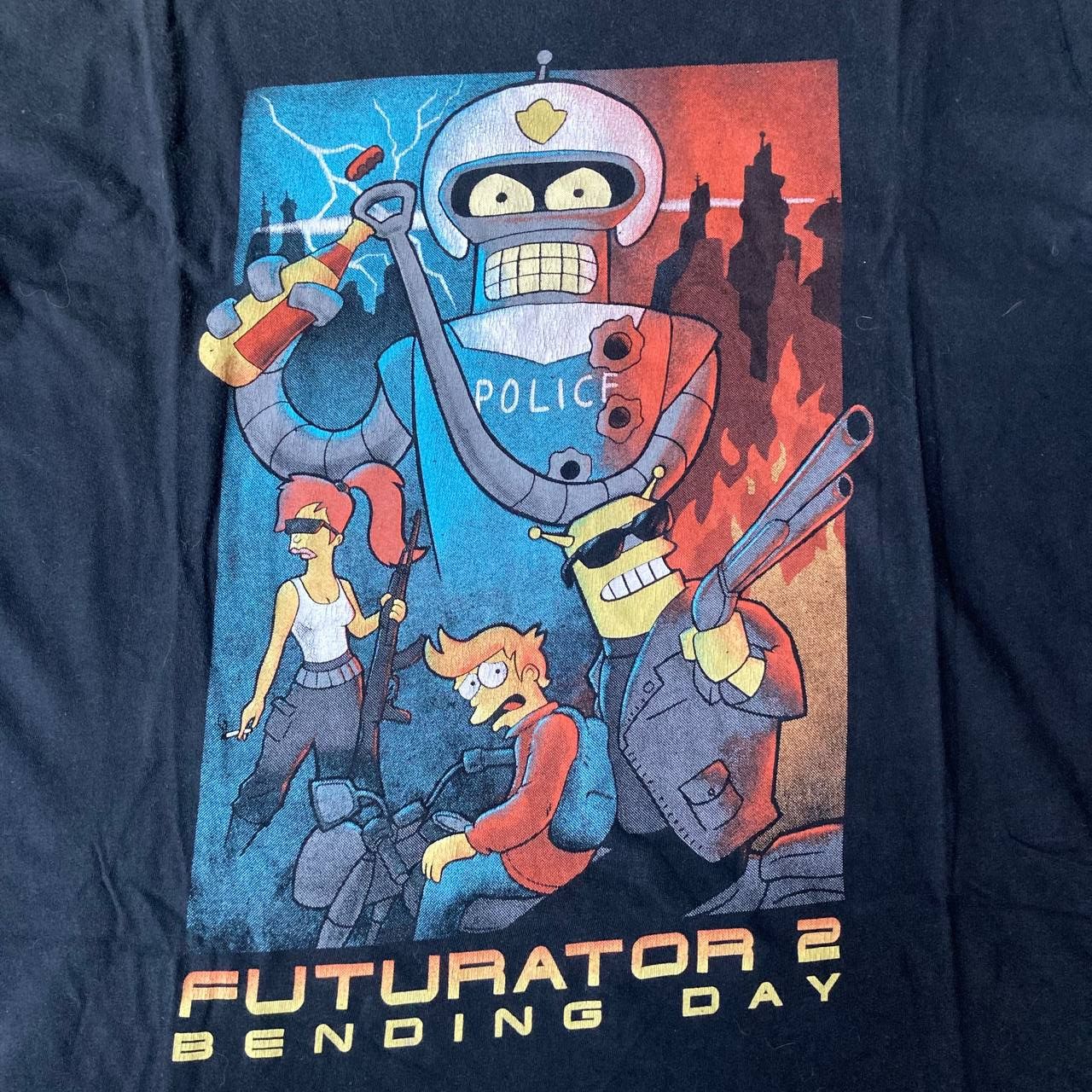 Arts & Science Futurama Terminator Sci Fi Cartoon Cyberpunk Movie Size US L / EU 52-54 / 3 - 2 Thumbnail