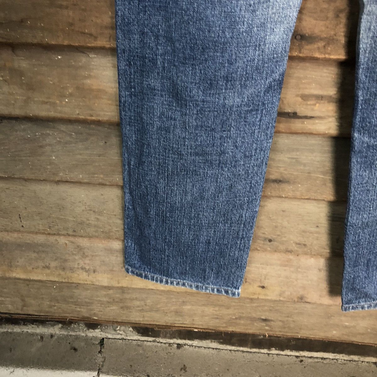 Japanese Brand Uniqlo japan vintage Blue faded jeans Denim Pants #7390 Size US 31 - 16 Thumbnail