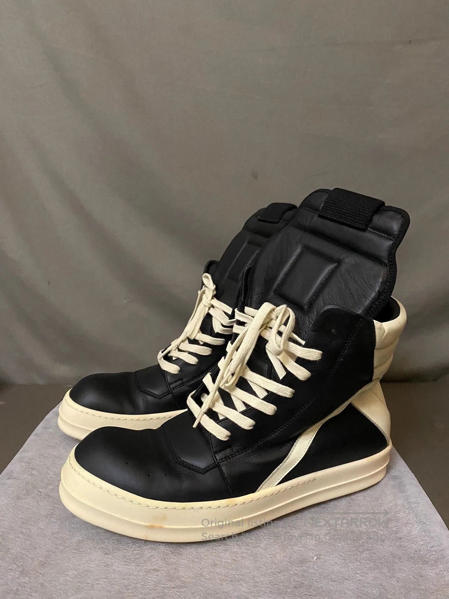 Rick Owens rick owens black leather sneakers size 41.5. Size US 8.5 / EU 41-42 - 1 Thumbnail