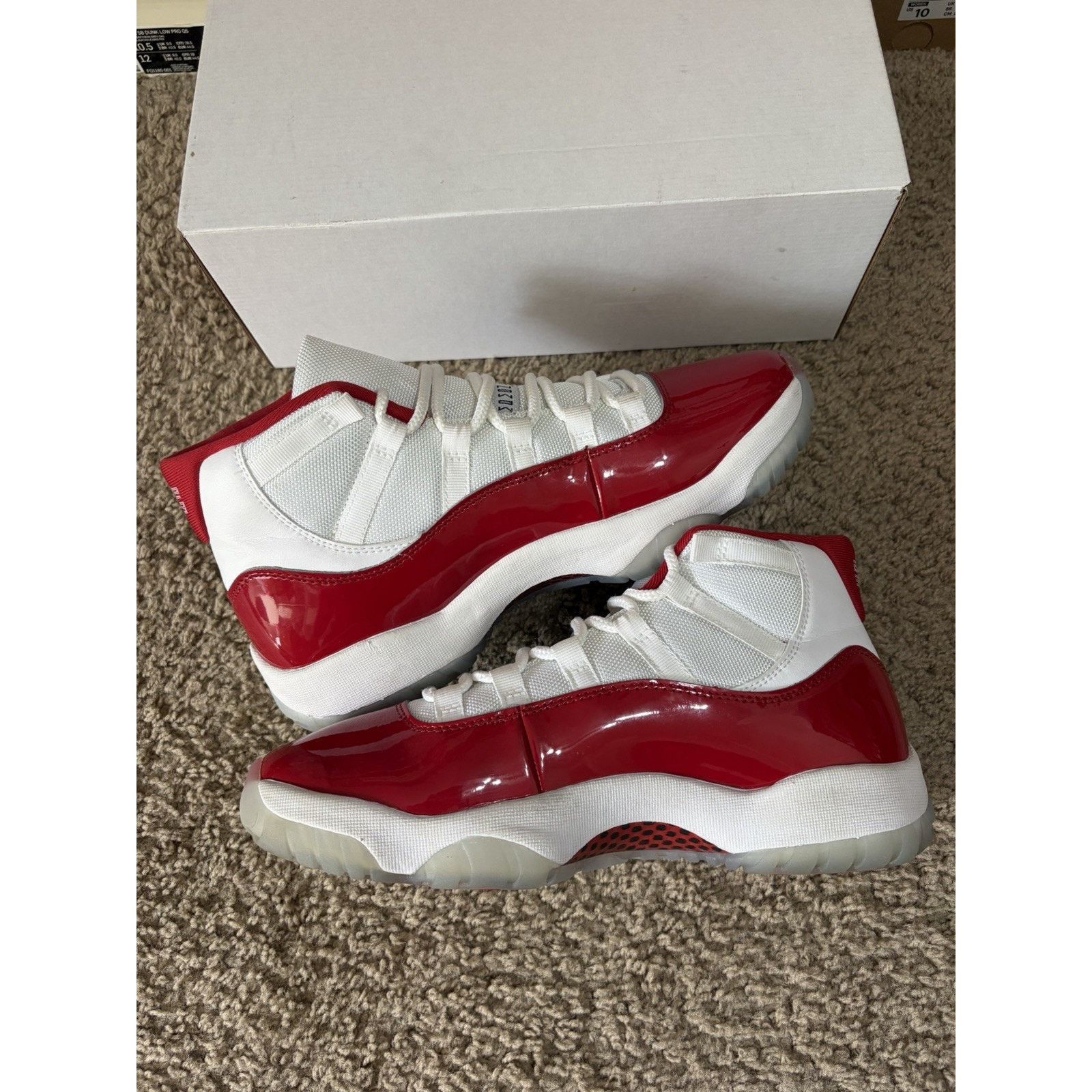 Jordan Brand Size 10 - Jordan 11 Retro Cherry (2022) (CT8012-116) Size US 10 / EU 43 - 3 Thumbnail