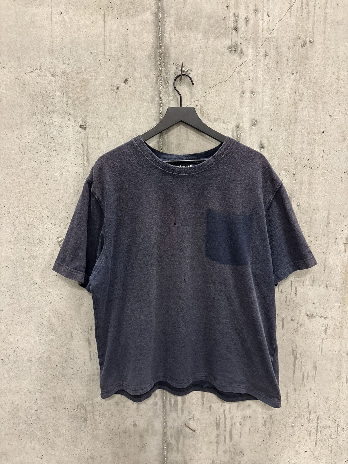 Vintage Vintage Blank Shirt Faded Tee Boxy Distressed Grunge Band Size US XL / EU 56 / 4 - 1 Thumbnail