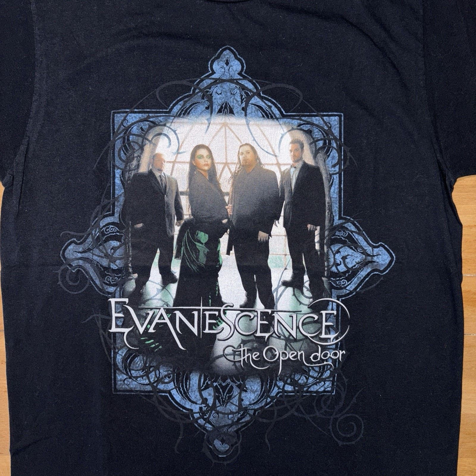 Vintage Evanescence VTG Rock Mall Goth Alternative Open Door SZ L Size US L / EU 52-54 / 3 - 2 Thumbnail