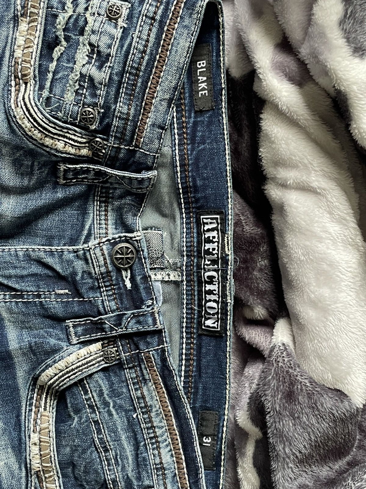 Affliction Rare Affliction Jeans Size 31 Size US 31 - 7 Thumbnail