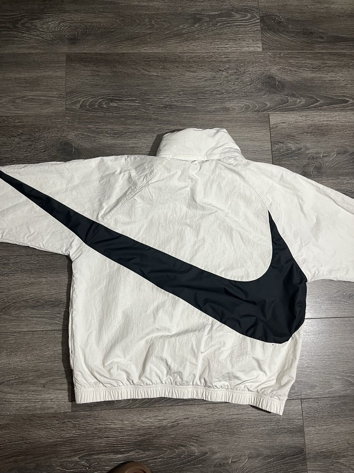 Nike Big Swoosh Nike Jacket White Large Size US L / EU 52-54 / 3 - 4 Thumbnail