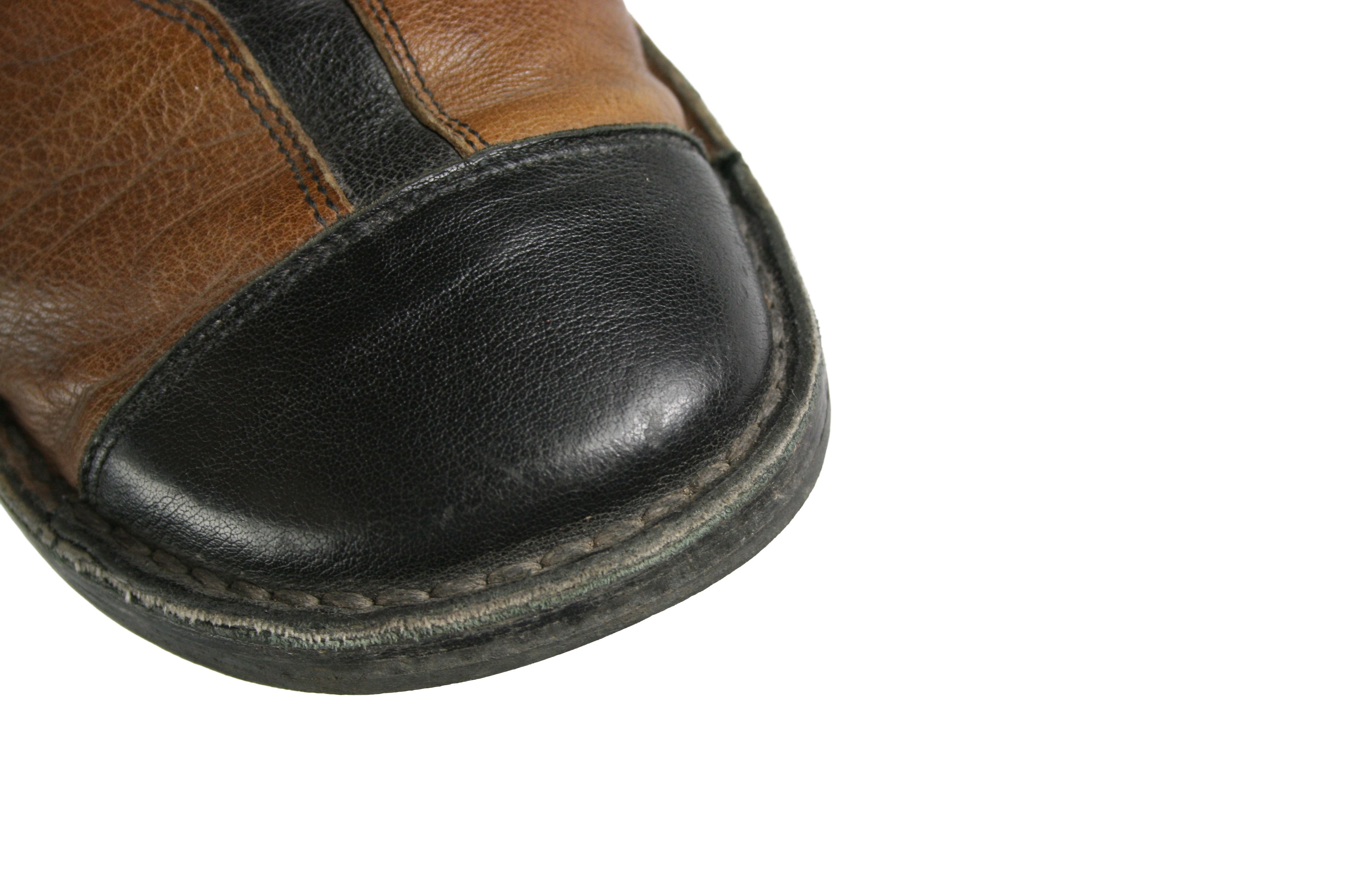 Japanese Brand Bubetti 00S Y2K Avant Garde Crepe Boots Vintage Size US 10.5 / IT 40.5 - 8 Thumbnail