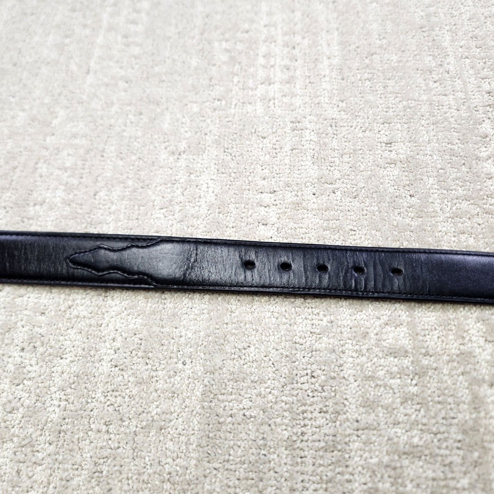 CO Nocona Belt Co Mens Black Leather Western Belt Size 36 Size 36 - 5 Thumbnail