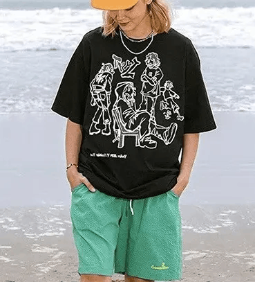 Japanese Brand × Vintage Japanese Streetwear Cotton Vintage Tshirt Size US M / EU 48-50 / 2 - 6 Thumbnail