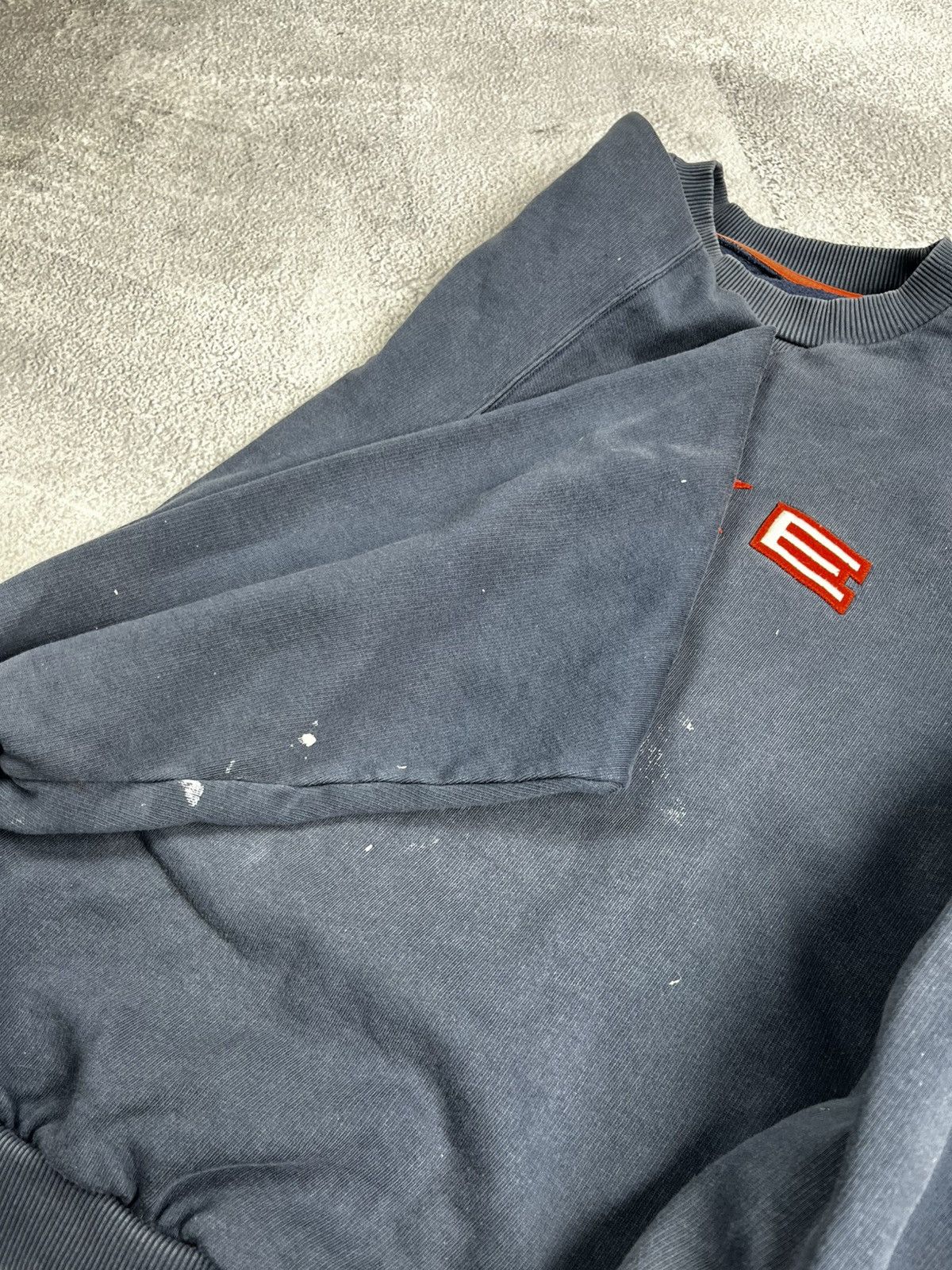 Nike Vintage Nike Jumper Sweater Navy Blue Embroidered Spell Out Size US M / EU 48-50 / 2 - 9 Thumbnail