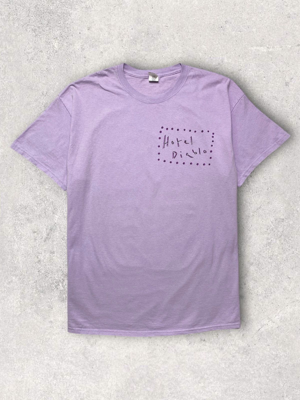 Band Tees Hotel Diablo Tour Machine Gun Kelly lavender T-shirt Size US XL / EU 56 / 4 - 2 Thumbnail