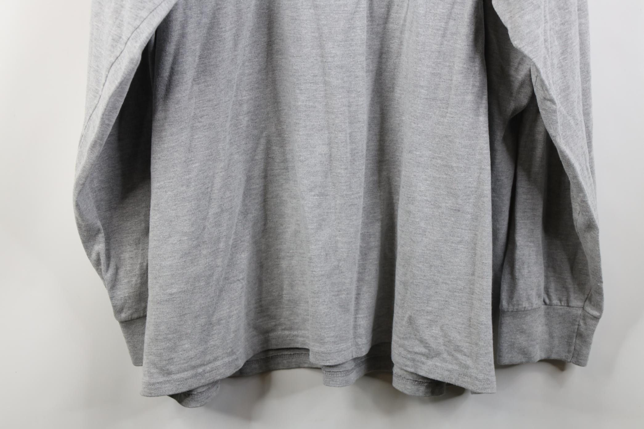 Vintage Vintage 90s Y2K Streetwear Heavyweight Long Sleeve T-Shirt Size US XXL / EU 58 / 5 - 10 Thumbnail