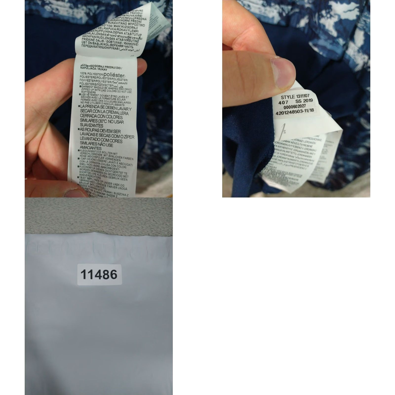 Under Armour Under Armour Jacket Mens Large Blue Camo Windbreaker Wind Anorak Hooded Lightweight Sportstyle Windbreaker Camouflage 2XL Mens Size US XXL / EU 58 / 5 - 8 Thumbnail