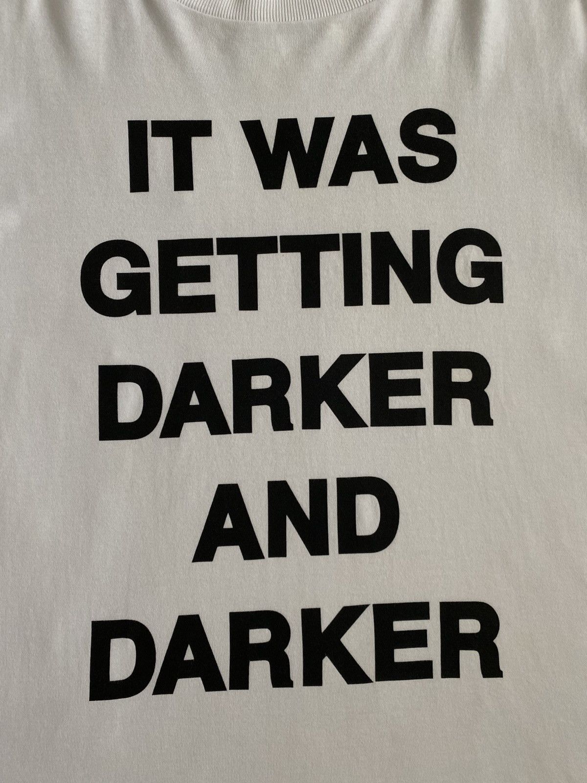 Number (N)ine AW09 It Was Getting Darker And Darker Tee Size US M / EU 48-50 / 2 - 2 Thumbnail