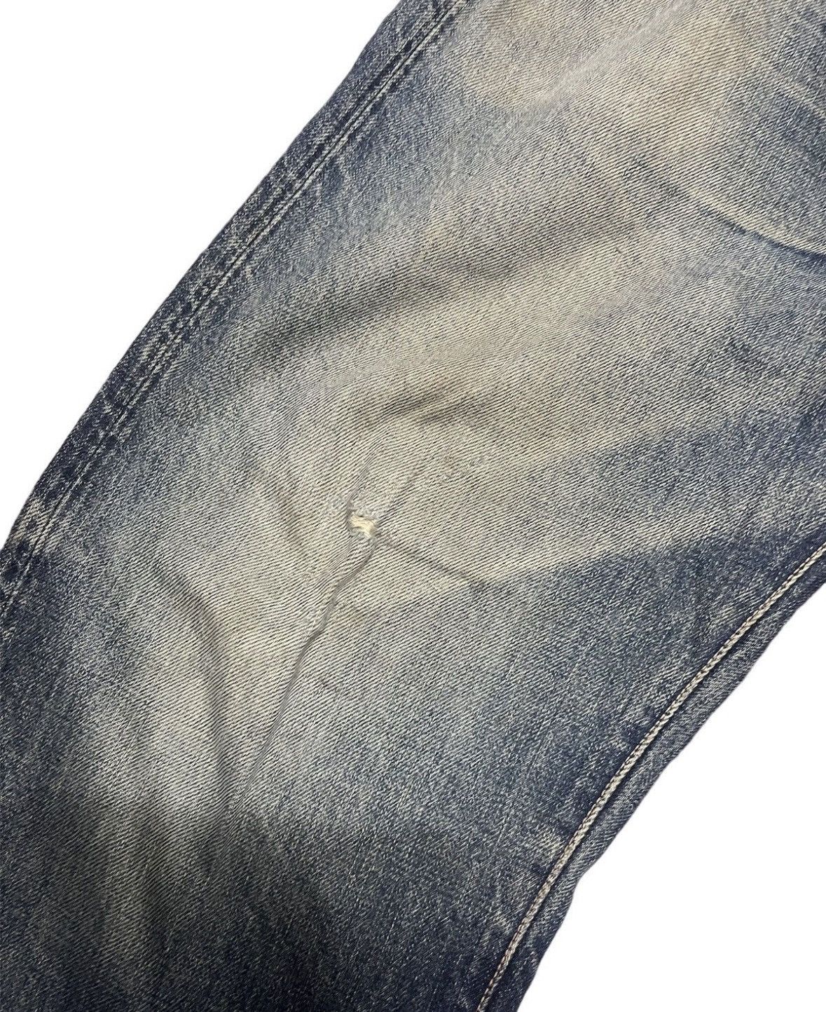 Evisu Vintage Evisu Denim Distressed Selvedge Jeans Size US 31 - 8 Thumbnail