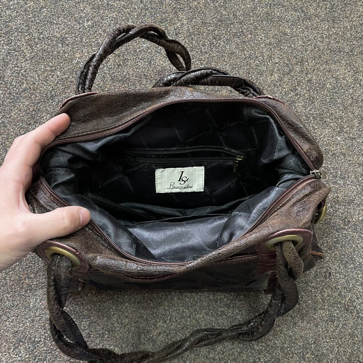 Japanese Brand × Vintage RARE Lauradin Y2K Distressed Faux Leather Purse CrossbodyBag Size ONE SIZE - 5 Thumbnail