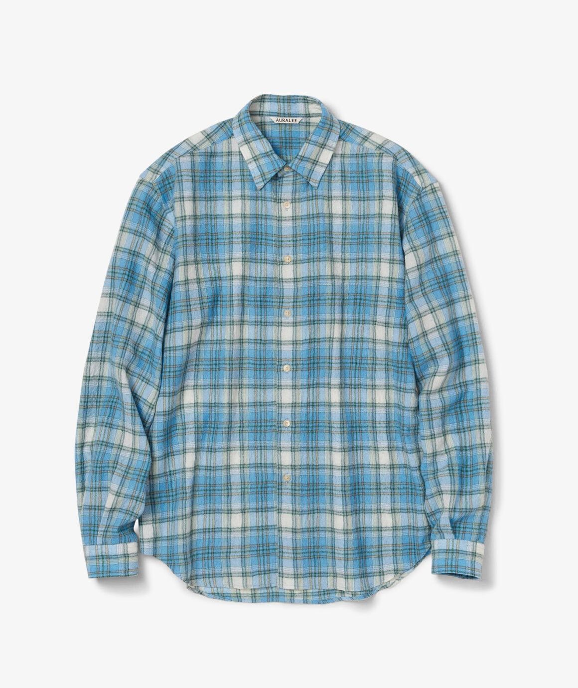 Auralee AURALEE Airy Wool Check Shirt | Grailed