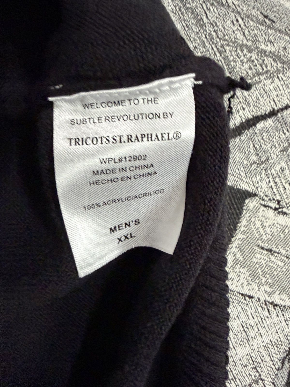 Tricots St. Raphael Tricots St. Raphael 1/4 Zip Black Argyle Design Sweater XXL Size US XXL / EU 58 / 5 - 6 Thumbnail