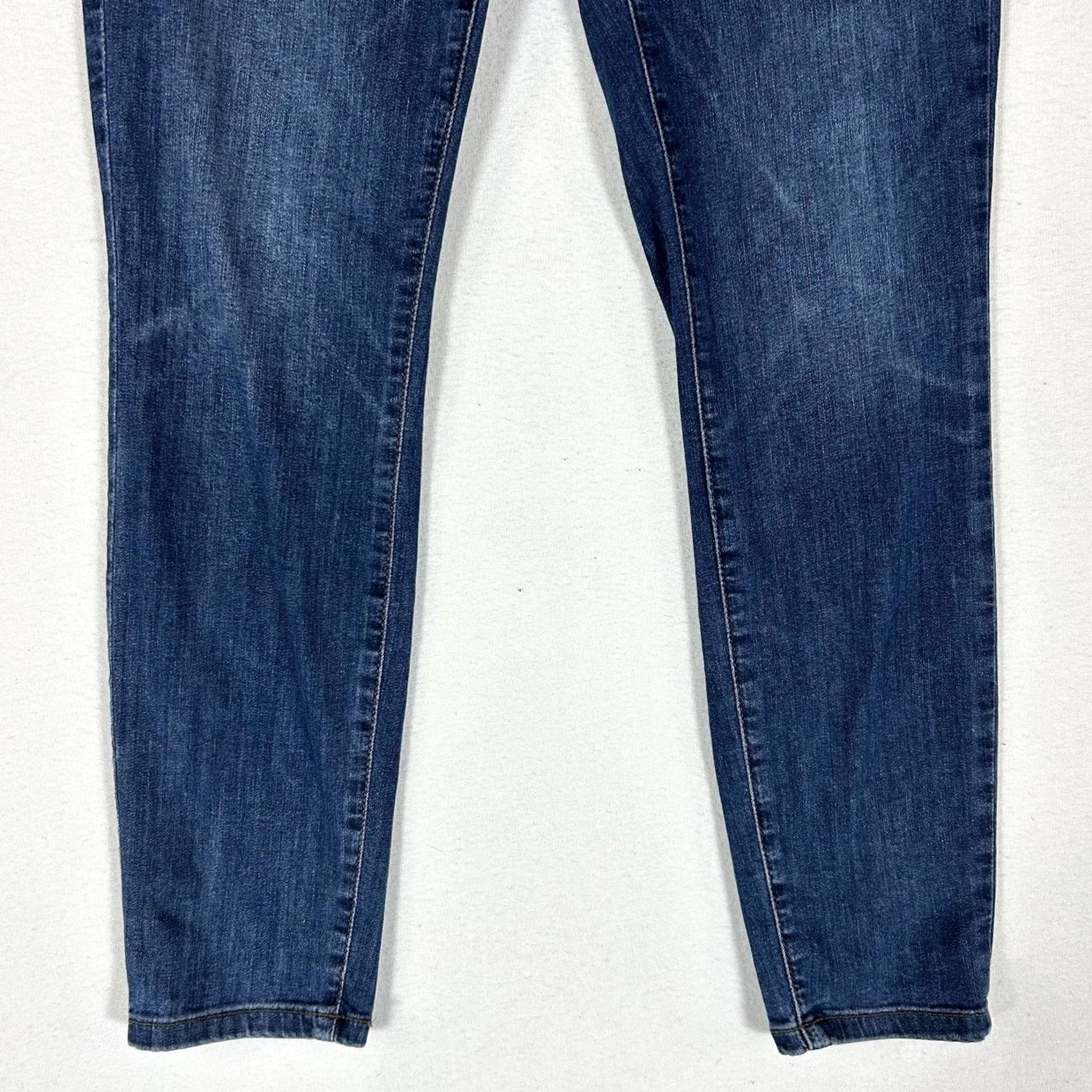 Banana Republic Banana Republic Jeans Women Slim Ankle Denim Blue 29/8 Cotton Blend Spandex Stretch Medium Wash 28in Inseam Size 29" - 3 Thumbnail