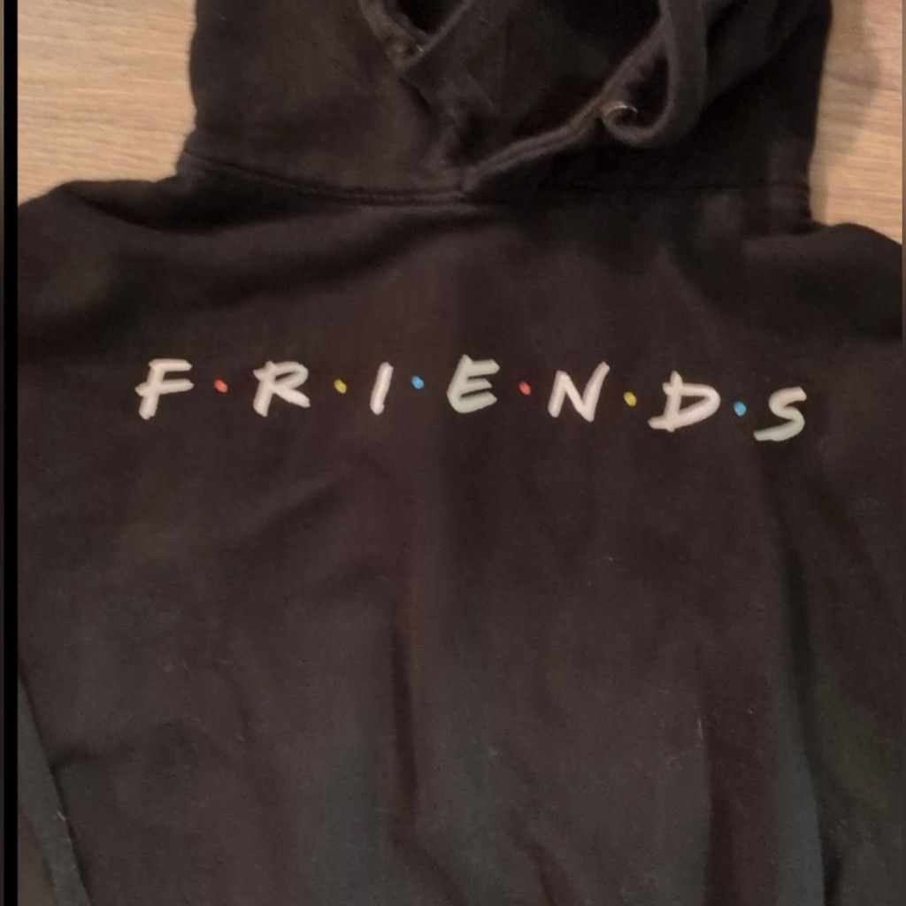 Other FRIENDS Black Hoodie Size Small Size S / US 4 / IT 40 - 3 Thumbnail