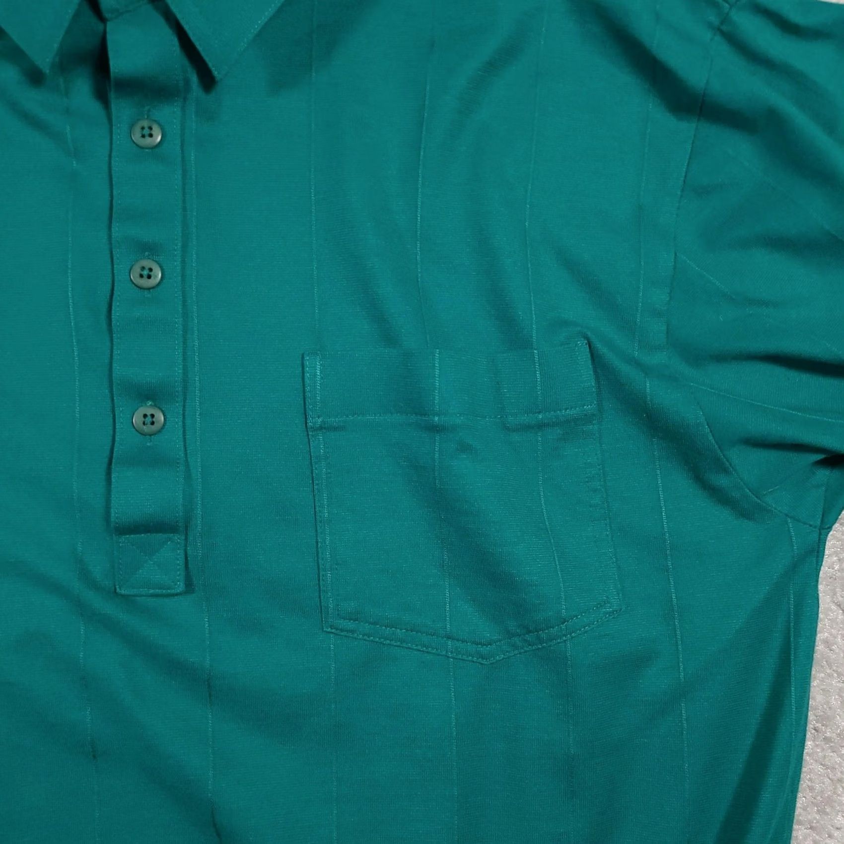 Vintage Cotton Mist Polo Shirt Mens M Green Short Sleeve Pocket Retro Pullover Tee Size US M / EU 48-50 / 2 - 4 Thumbnail
