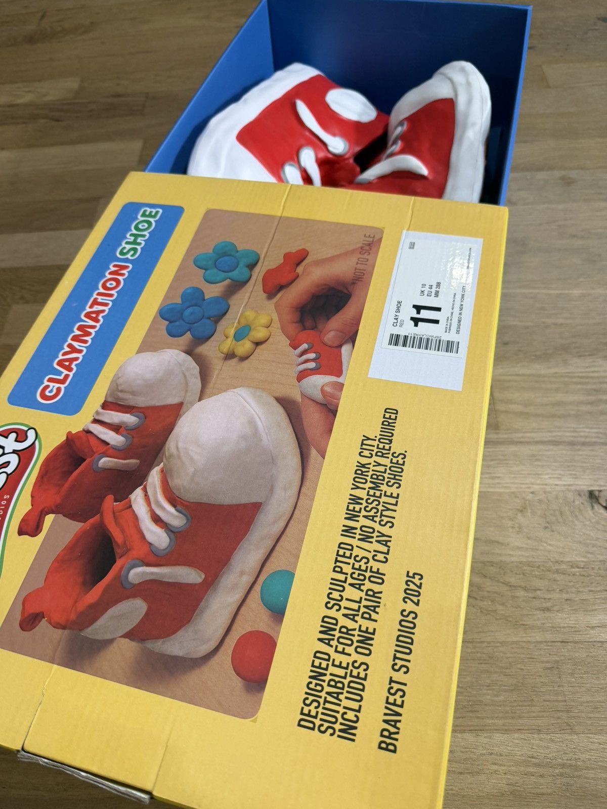 Bravest Studios Bravest Studios Claymation shoes (red) Size US 11 / EU 44 - 2 Thumbnail