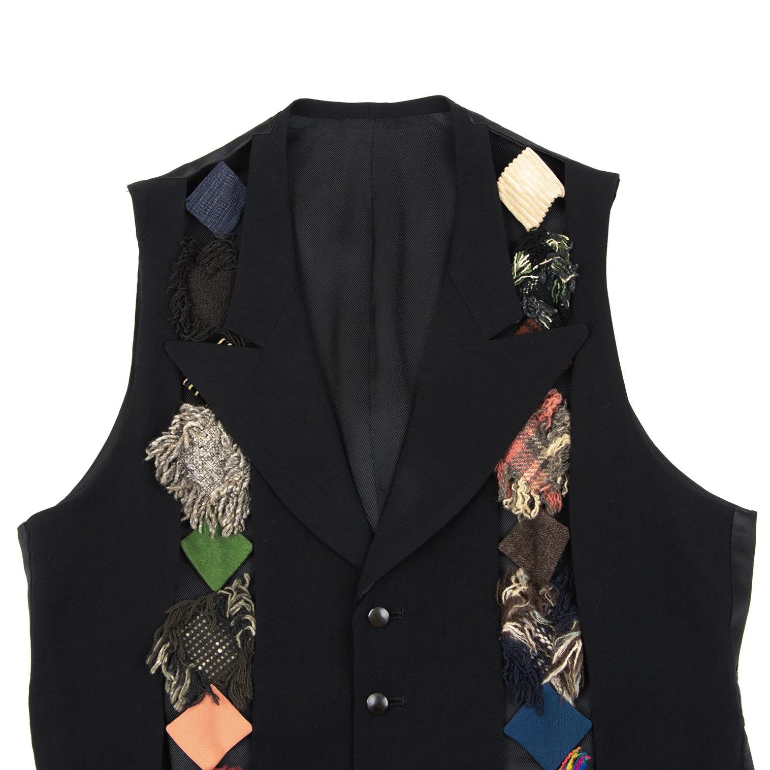 Yohji Yamamoto Yohji Yamamoto Argyle Vest in Black Size US M / EU 48-50 / 2 - 2 Thumbnail