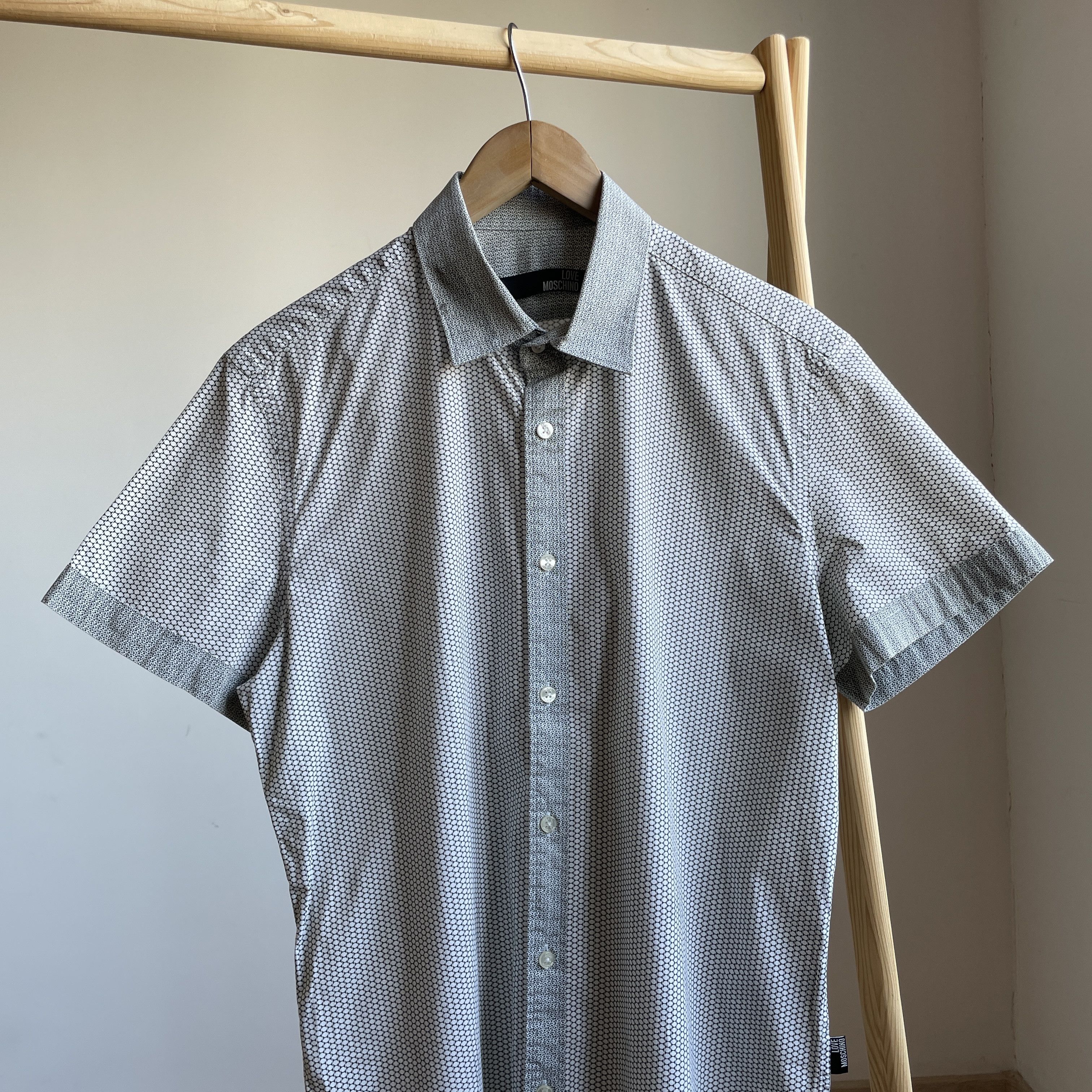 Moschino Love Moschino Pattern Short Sleeve Shirt Size L Size US L / EU 52-54 / 3 - 3 Thumbnail