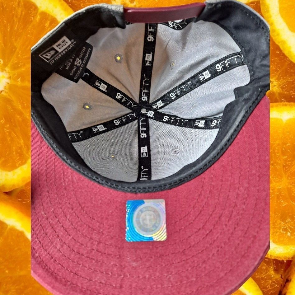 New Era New Era Temple Owls Hat 9FIFTY Snapback Cap NCAA Maroon Gray Size ONE SIZE - 7 Thumbnail