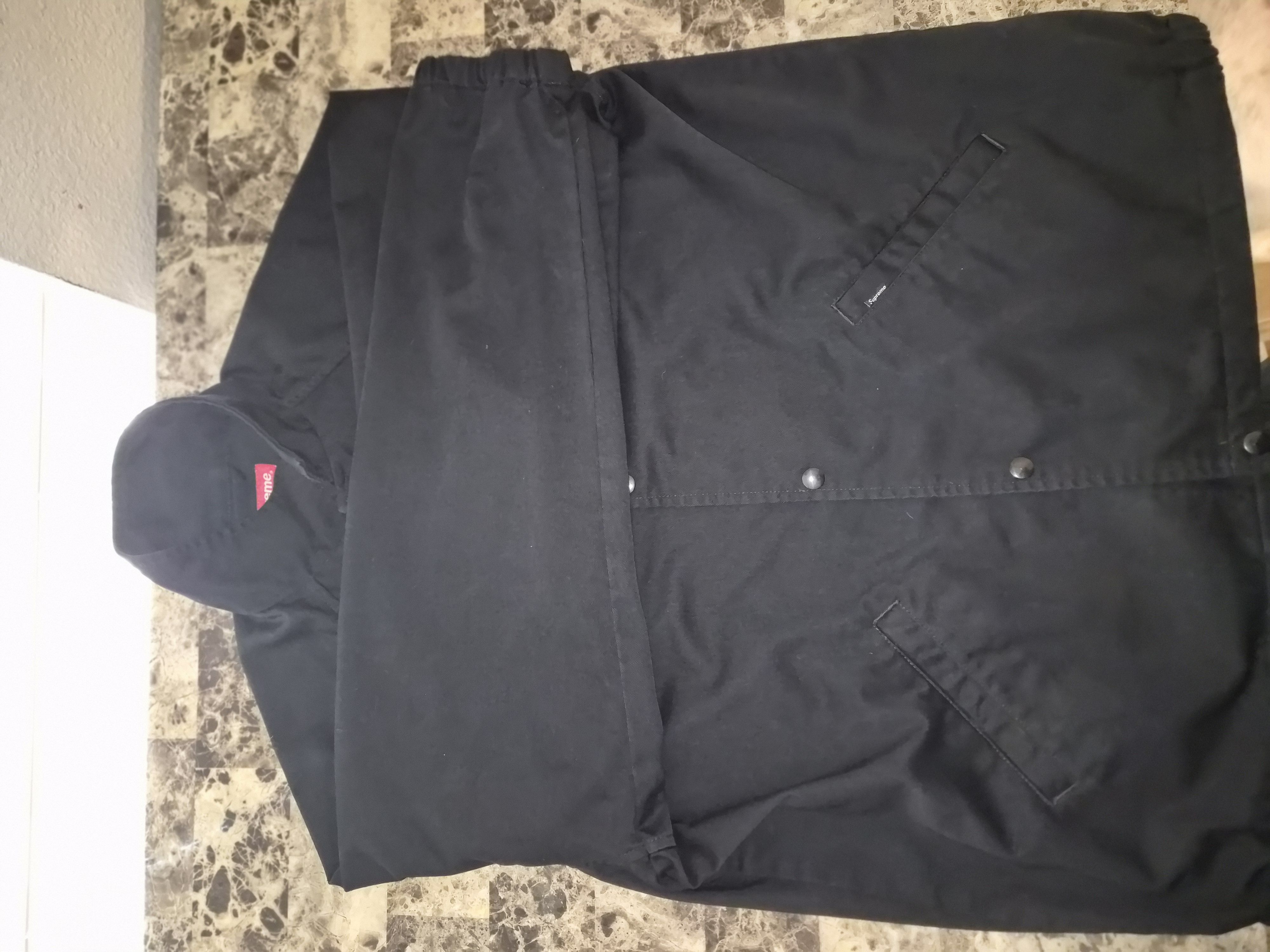 Antihero × Supreme Supreme X Antihero Black Twil Snapfront Jacket Size US L / EU 52-54 / 3 - 3 Thumbnail