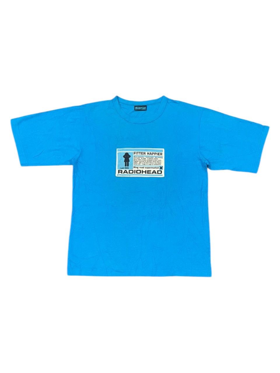 Vintage VTG 1997 Radiohead Fitter Happier Band Tee Size US L / EU 52-54 / 3 - 2 Thumbnail