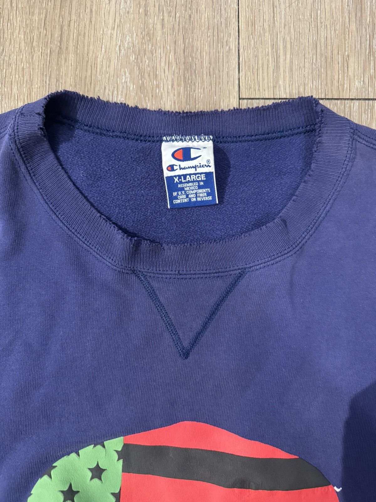 Cactus Plant Flea Market × DENIM TEARS CPFM Denim Tears Bandana Smiley Crewneck 1/1 Size US XL / EU 56 / 4 - 4 Thumbnail