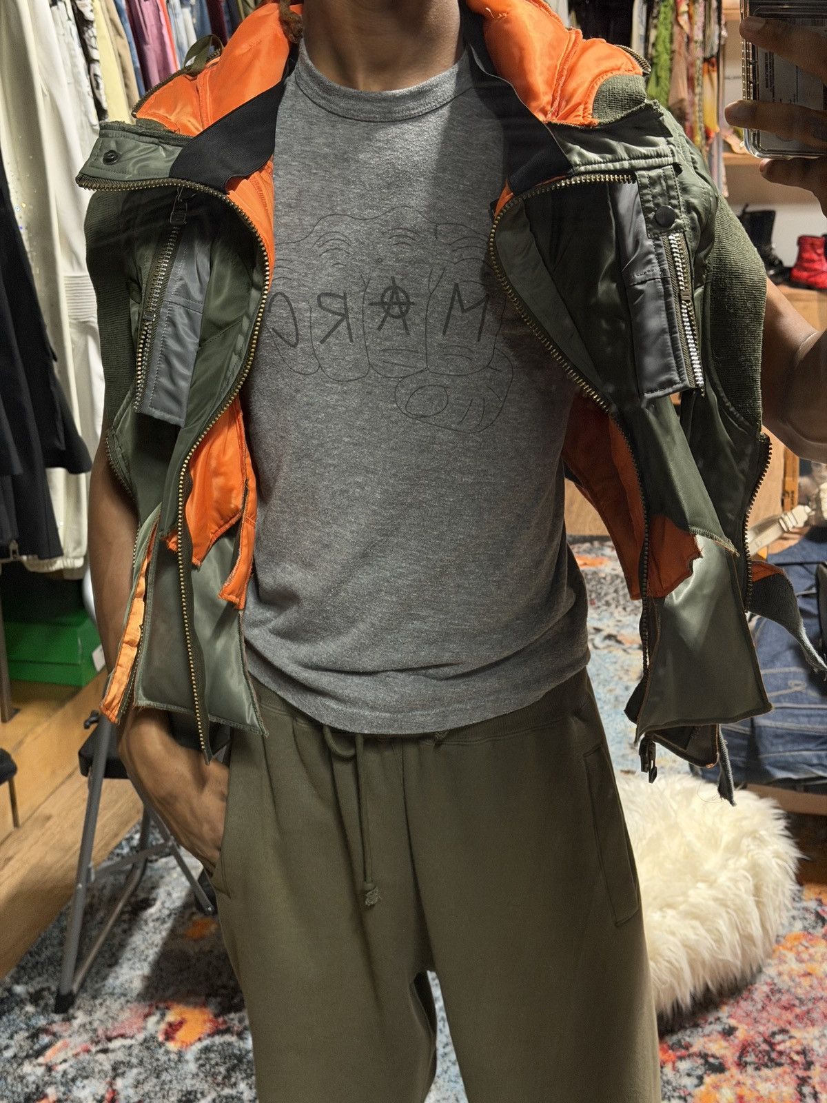 Junya Watanabe $3,500 Transformable deconstructed bomber jacket/skirt/bag Size US S / EU 44-46 / 1 - 9 Thumbnail