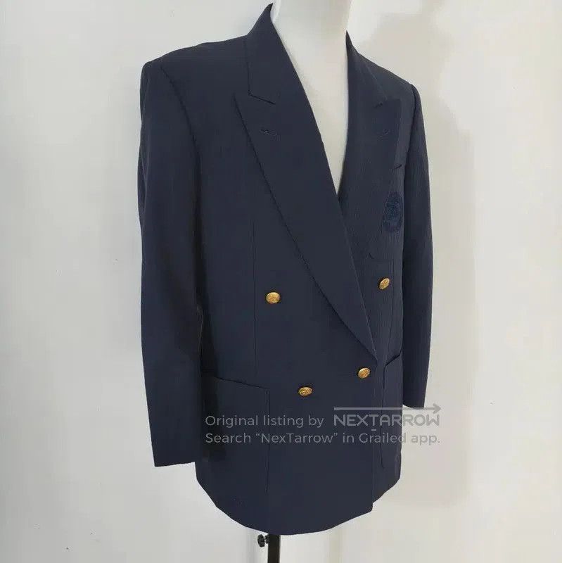 Burberry Burberry Navy Wool Double. Size US M / EU 48-50 / 2 - 3 Thumbnail